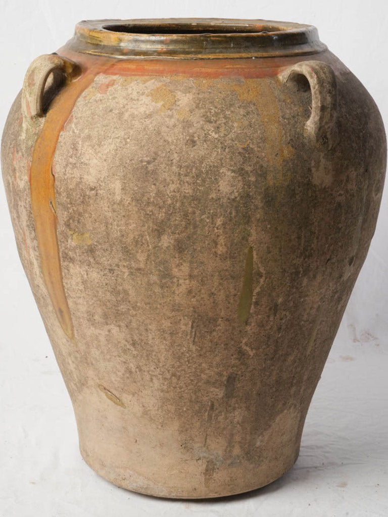 Large Mid-20th Century Italian Terracotta Olive Oil Jar - 26"r