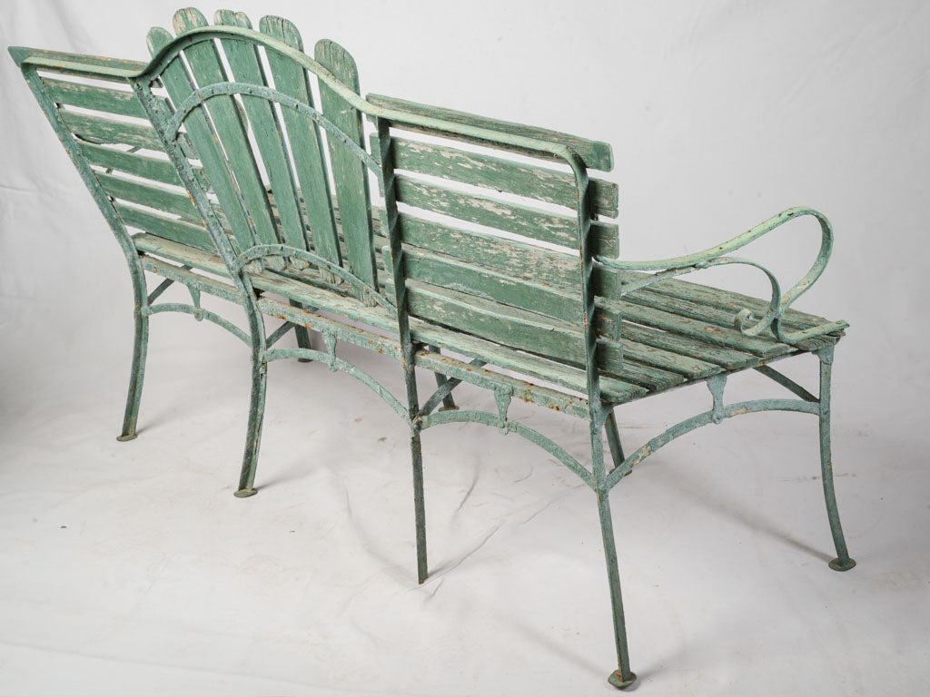 Graceful wrought iron seating