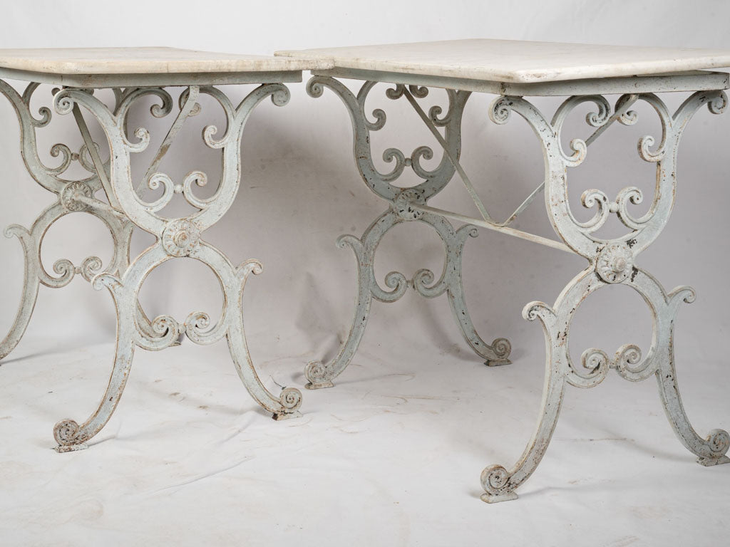 Luxurious marble top tables