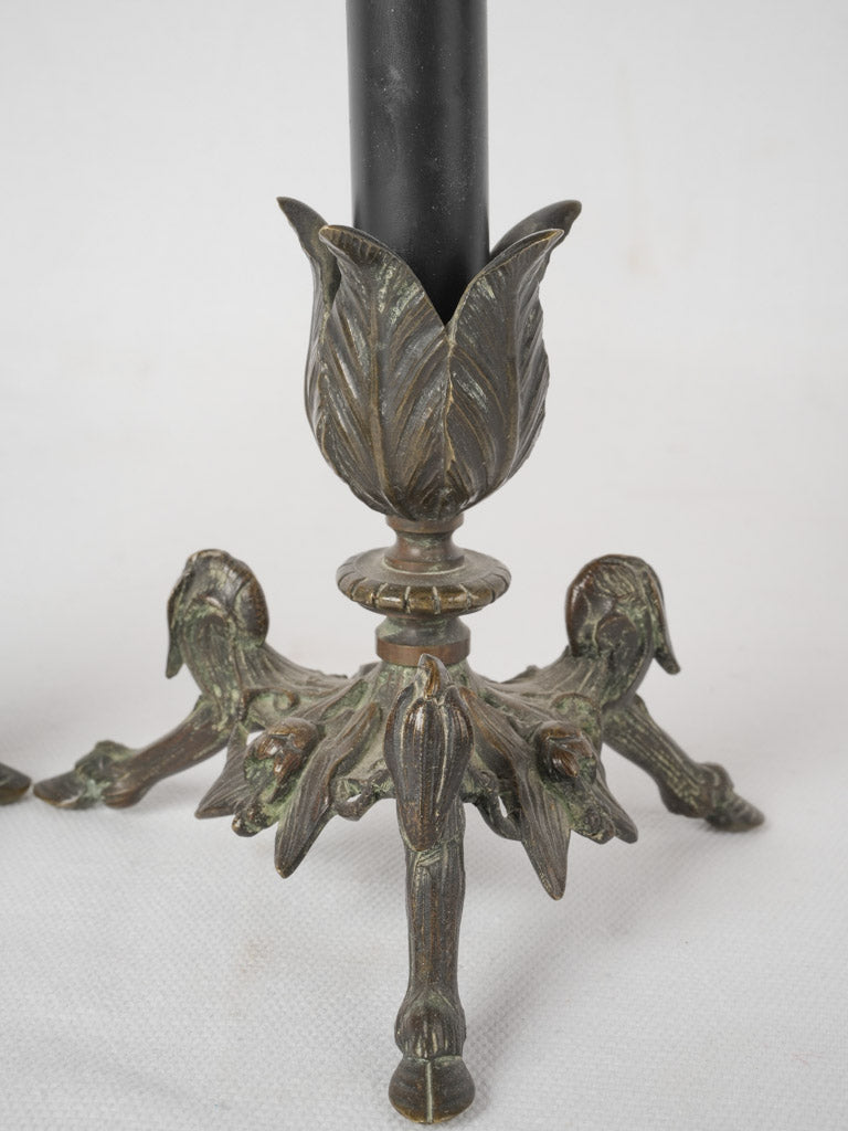 Elegant French candle holders