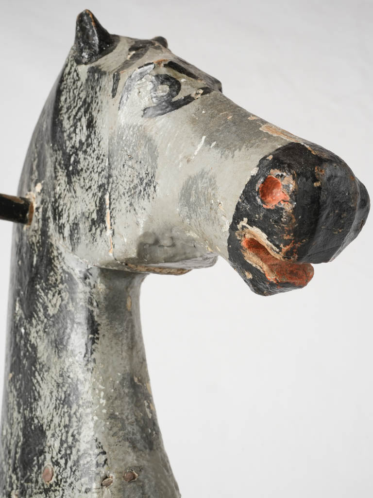 Timeless 1950s wooden rocking horse