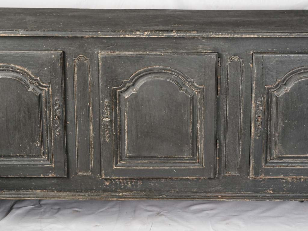 Black painted enfilade cabinet
