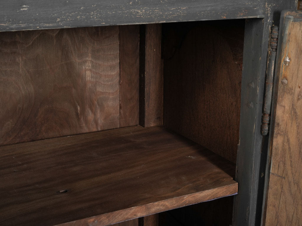 Authentic 18th-century oak cabinet