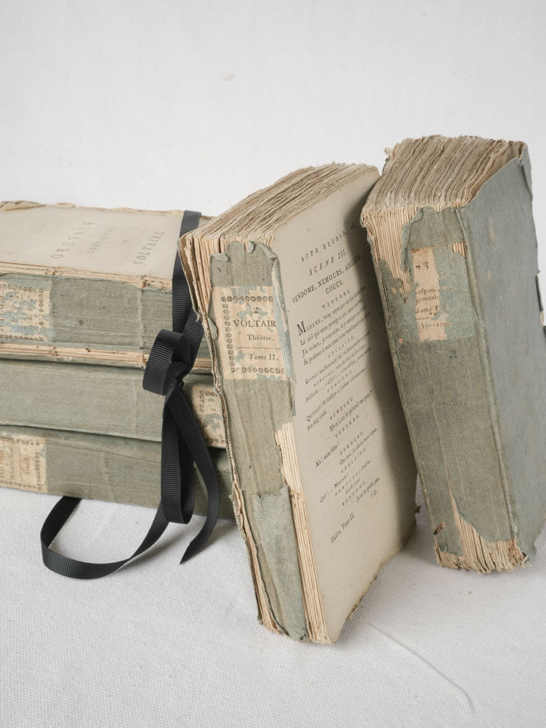 Weathered enlightening philosopher works