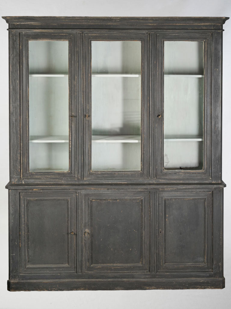 Classic glass-paneled vitrine