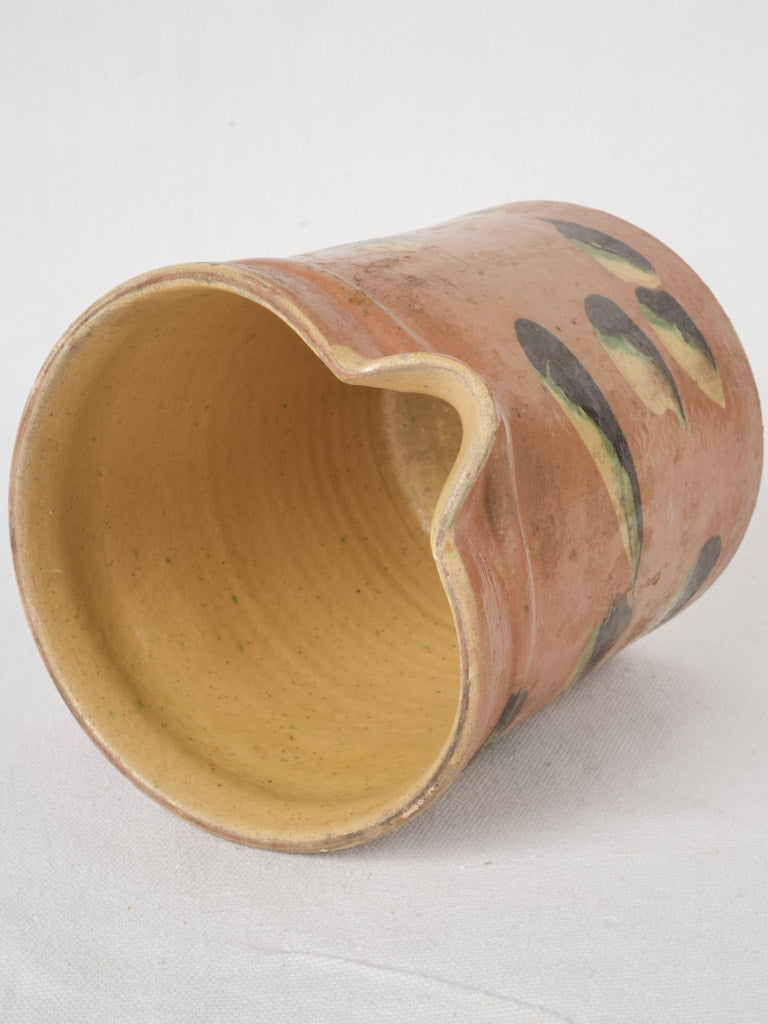 Artistic vintage French pitcher
