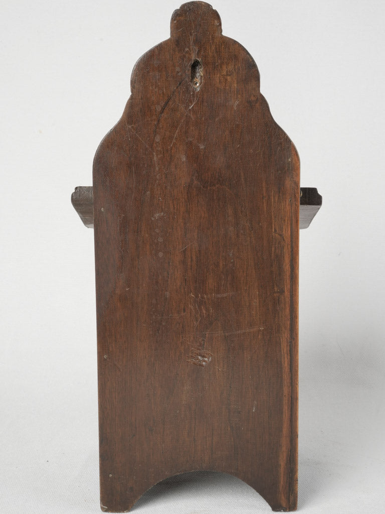 Vintage Carved Wooden Salt Holder