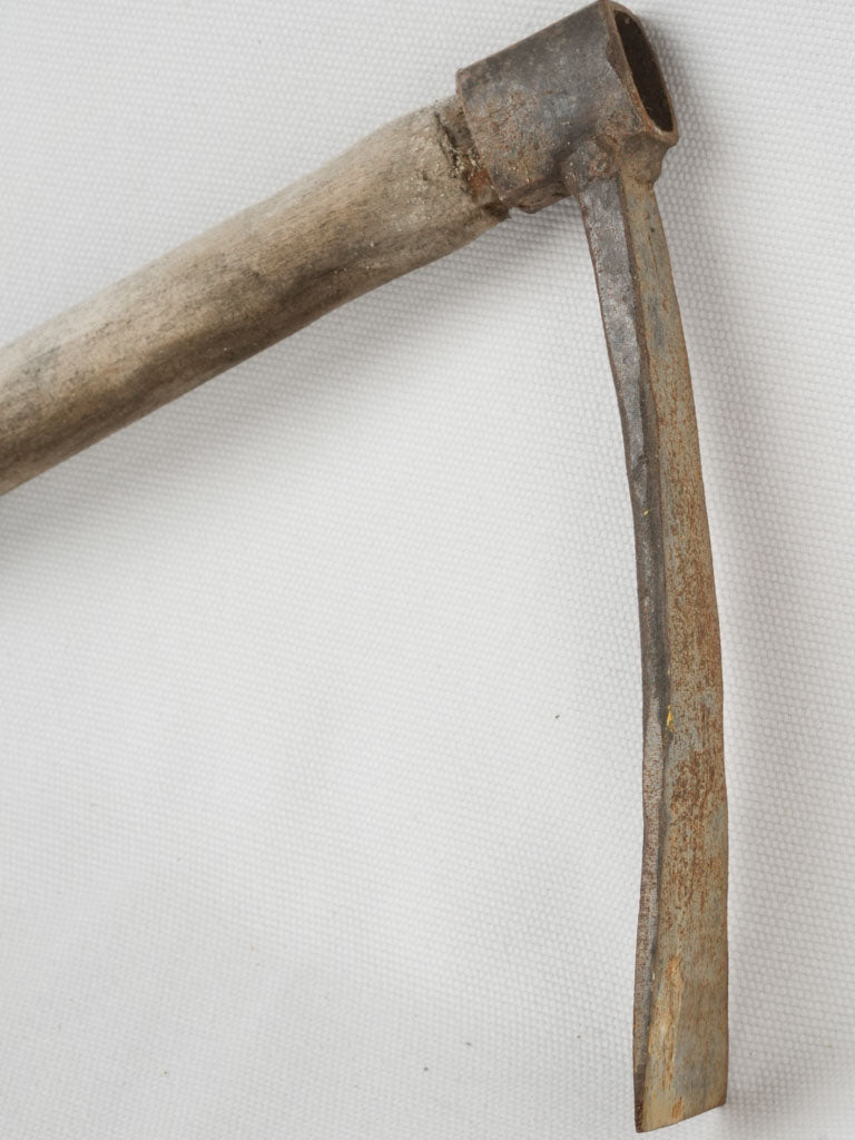Rustic, antique truffle farm implements