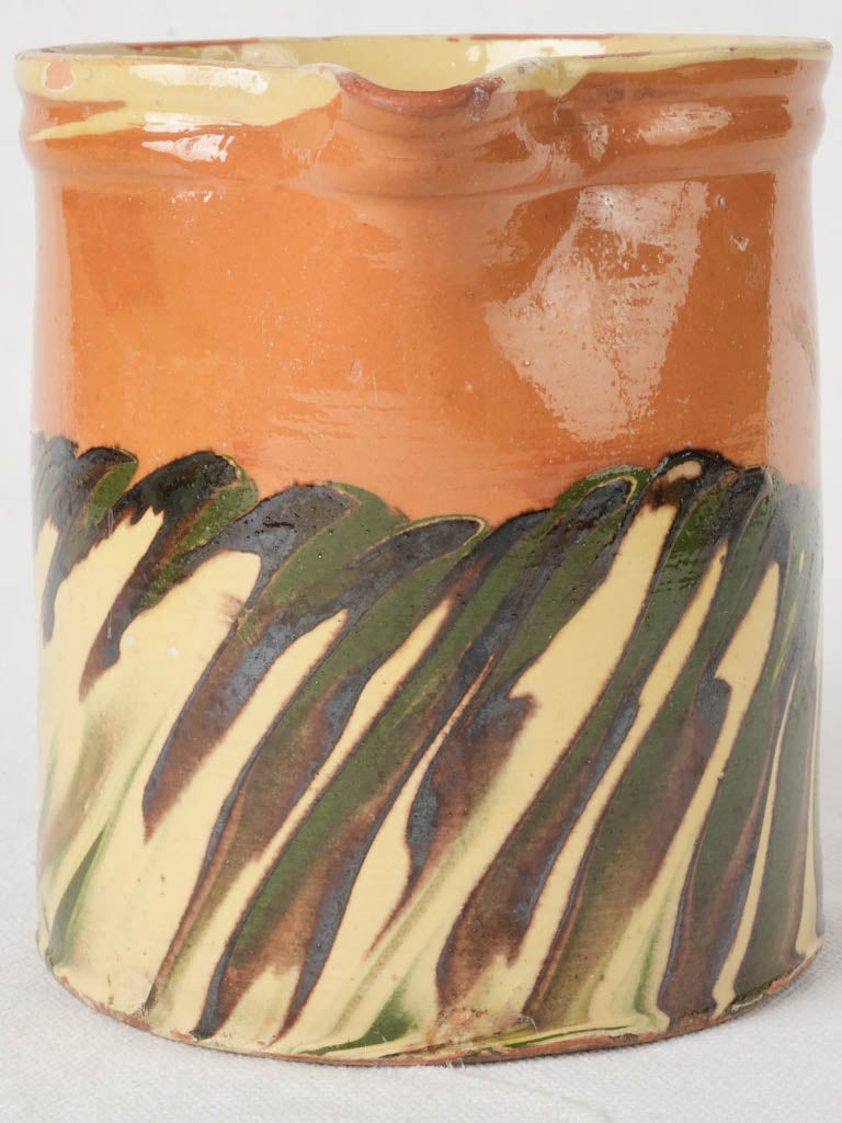 Heritage artisanal French ceramic vessel
