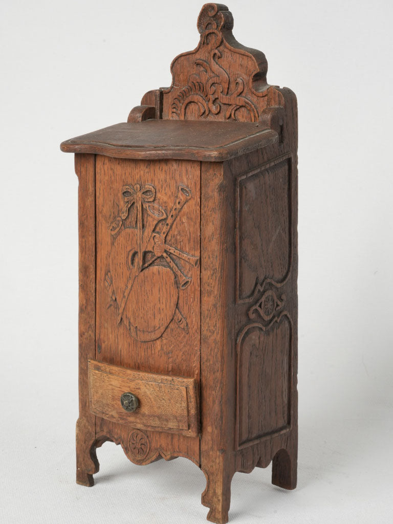 Ornate, Antique French Salt Box