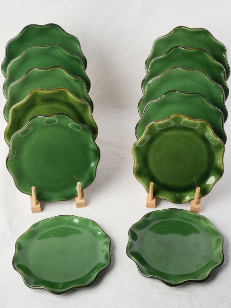 Rustic French country style plates