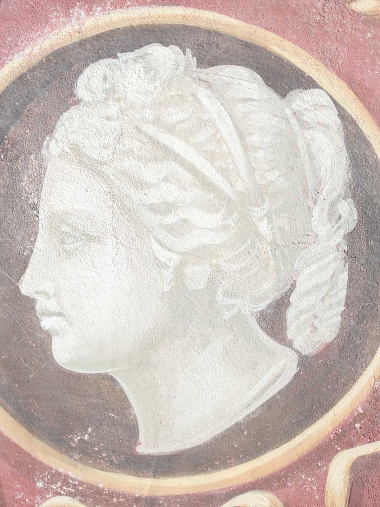 Roman antique profile portrait art