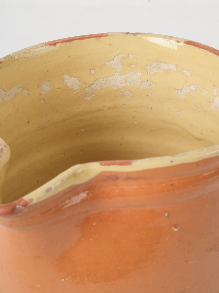 Unique handcrafted Southern France pitcher