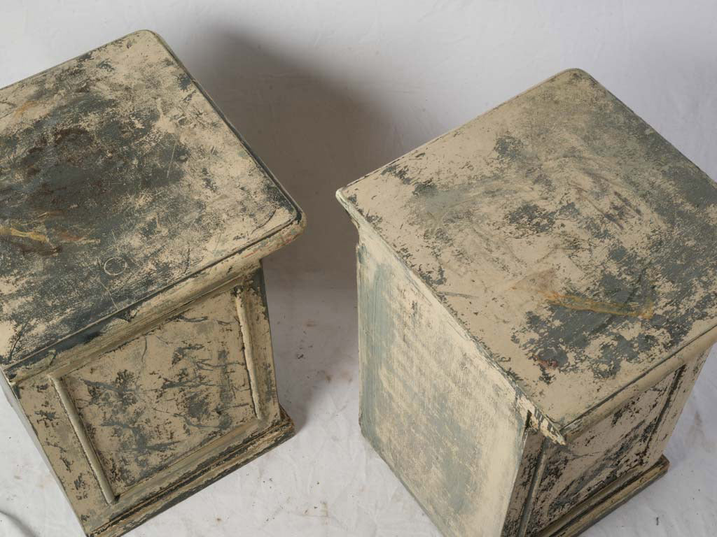 Cherub-ornamented French style stands