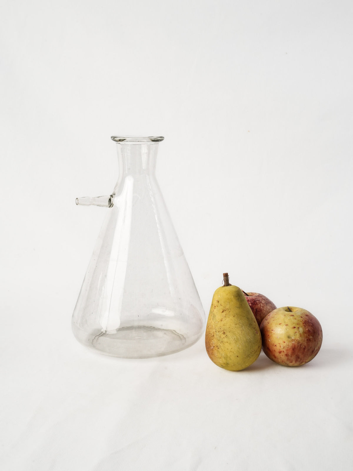 Antique French Blown-Glass Labware Decanter - 10¾"