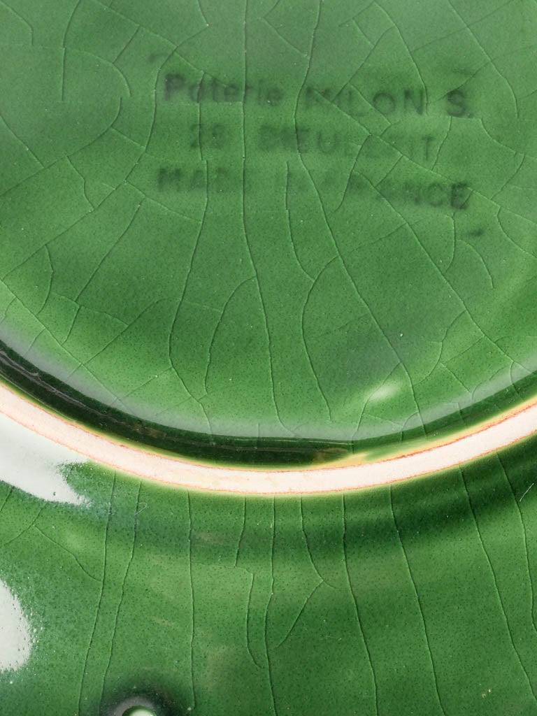 Authentic millon stamped pottery plates