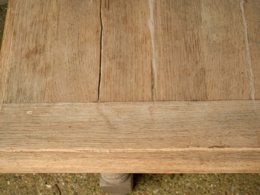 Compact French Farmhouse Table w/ Painted Legs - 30¾" x 51¼"