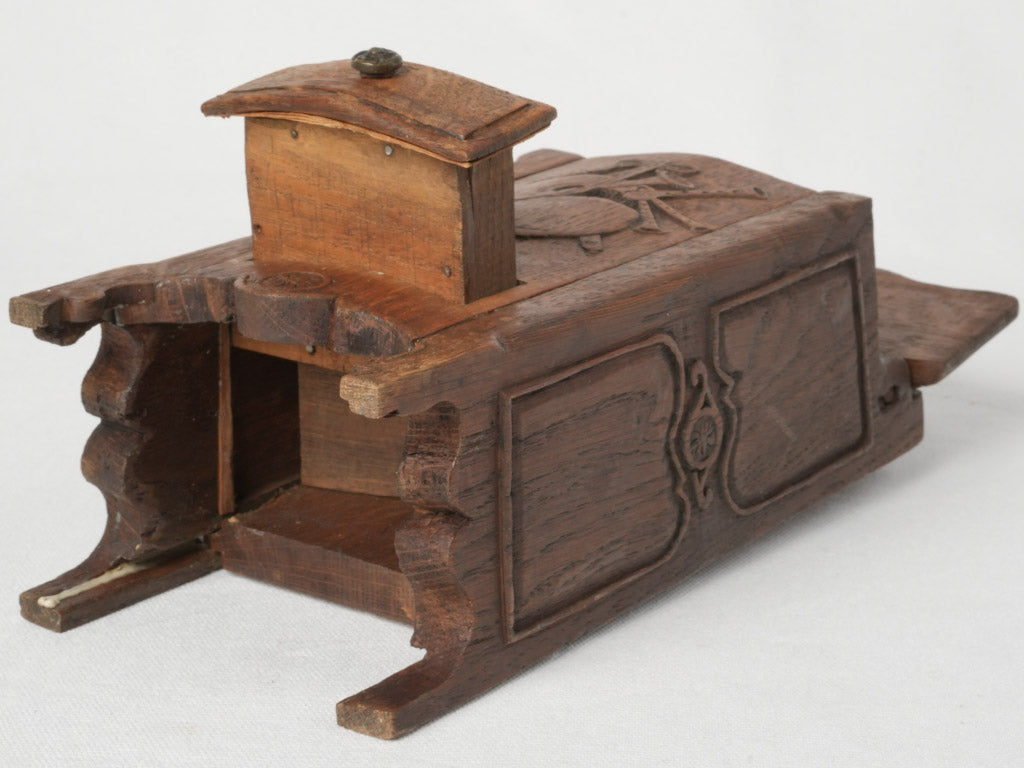 Vintage, Ornate Salt Storage Box