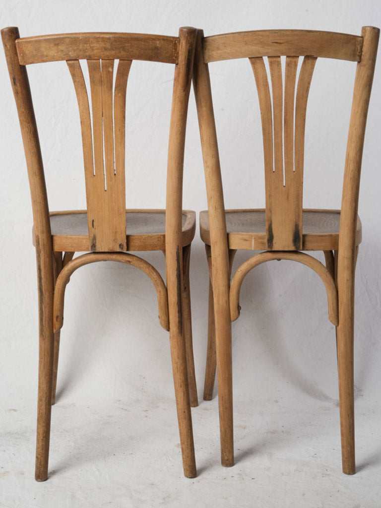Nostalgic graphic seat pattern chairs