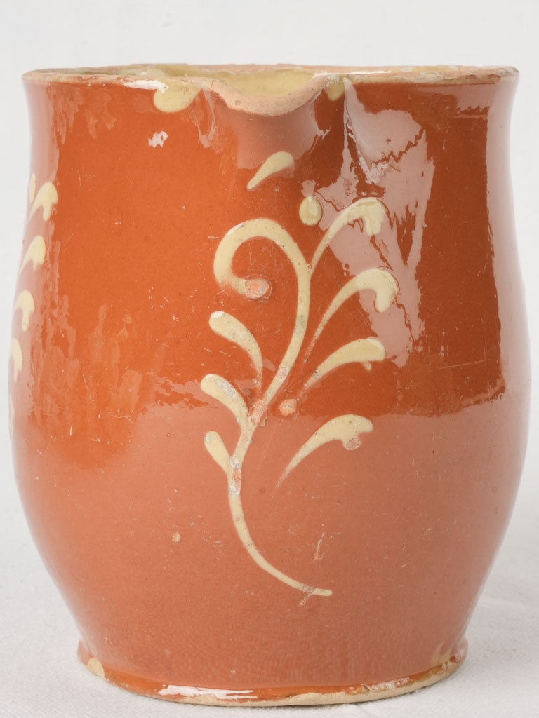 Timeworn elegant stylized cereal pitcher