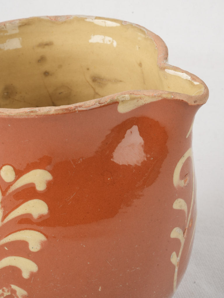 Worn rustic decorative Savoy pitcher