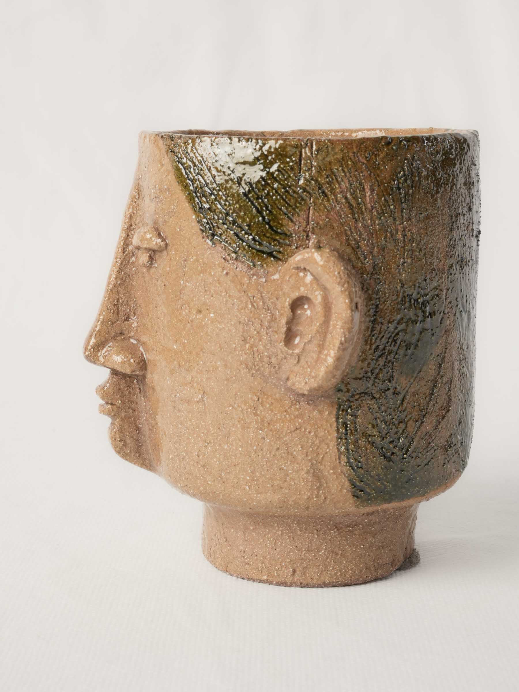 Rustic anthropomorphic drinkware