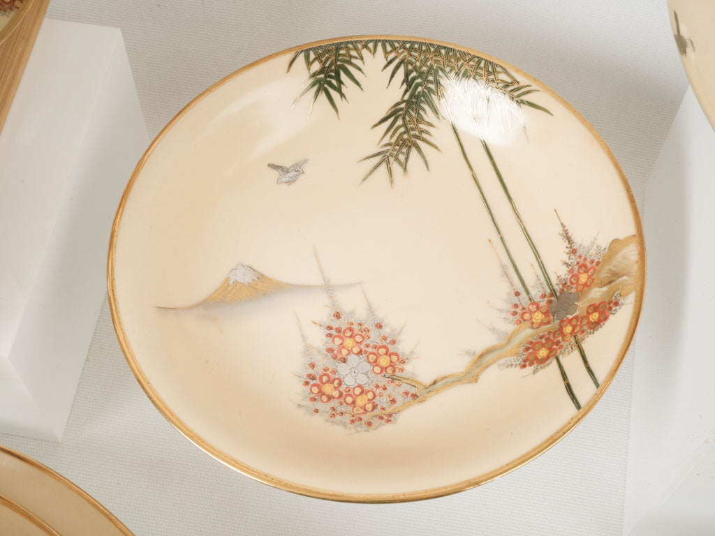 Distinctive Japanese porcelain egg cups