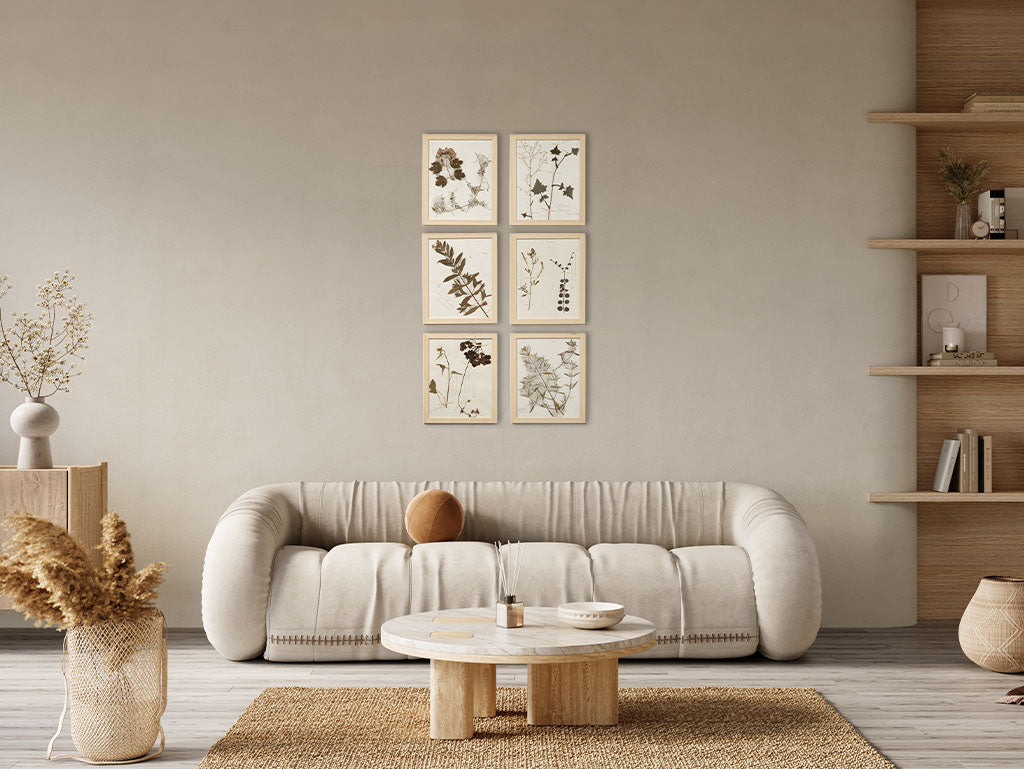 Elegant French flora art pieces
