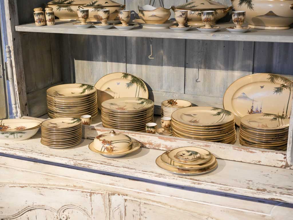 Serene beauty Japanese porcelain compotes