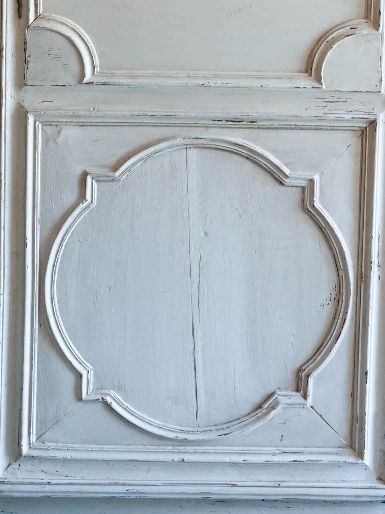 Late 18th century French Provincial Bonnetière w/ Grey Finish - 89¾"