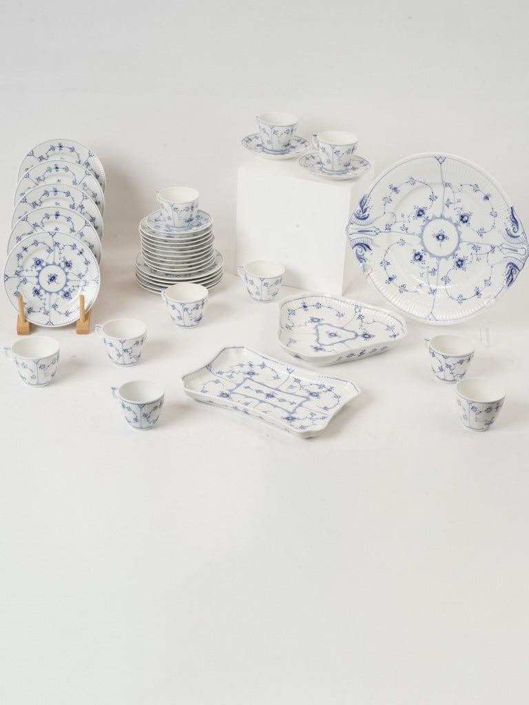 Exquisite historic porcelain tea service