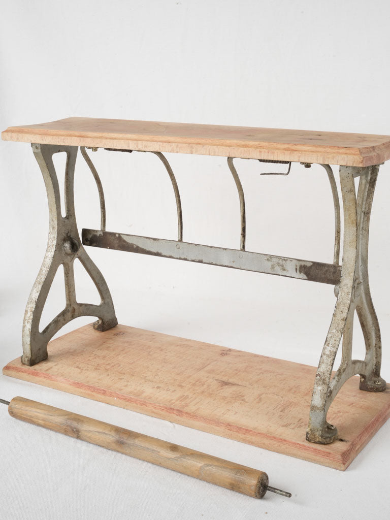 Farmhouse-style wrapping holder