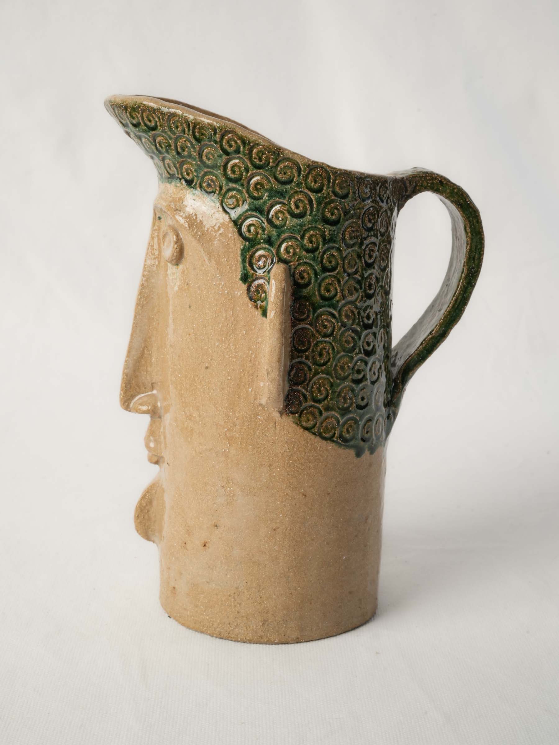 Textured glazed decorative object