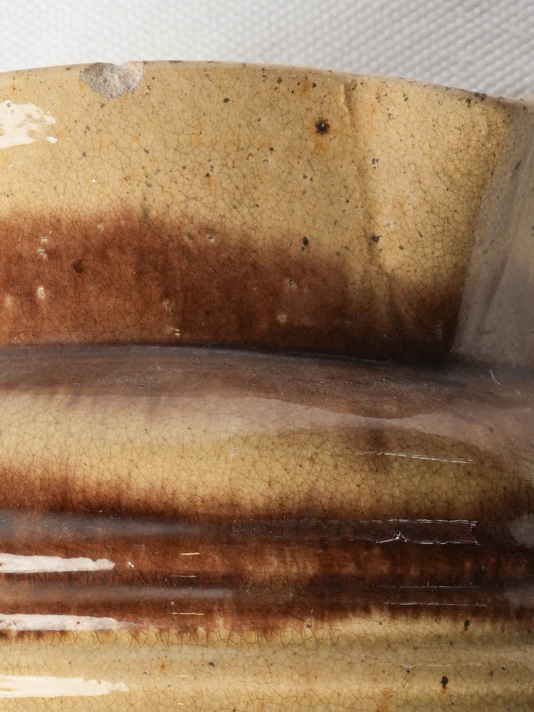 Rustic chipped-rim Dieulefit jug