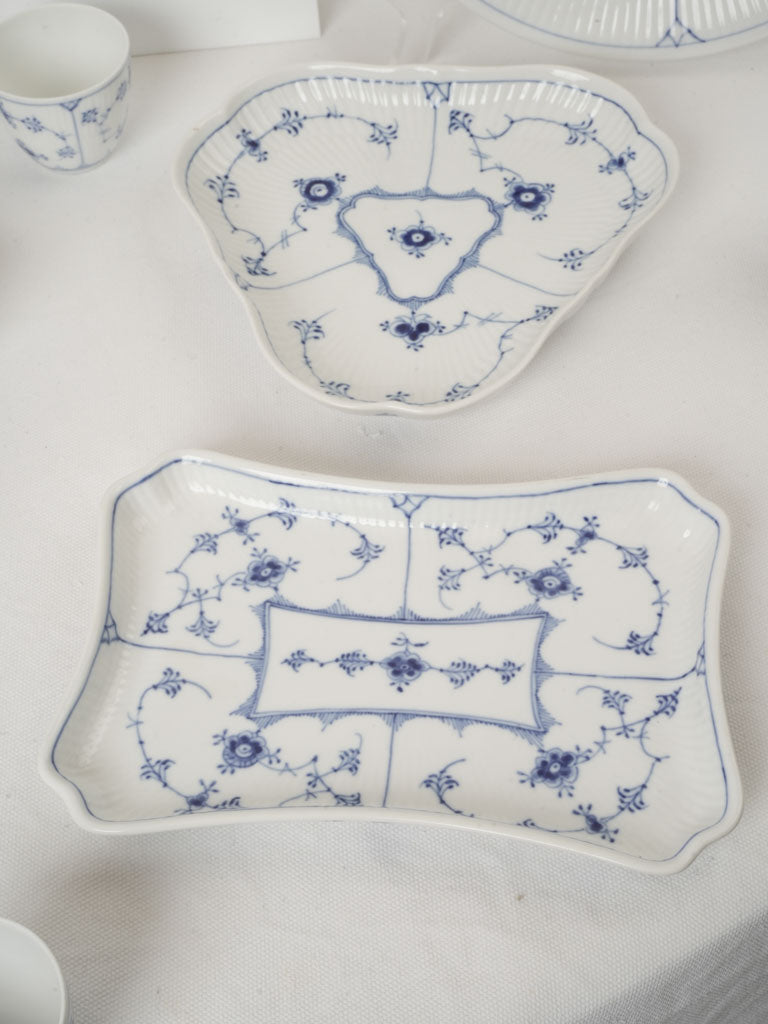 Classic blue floral porcelain ware