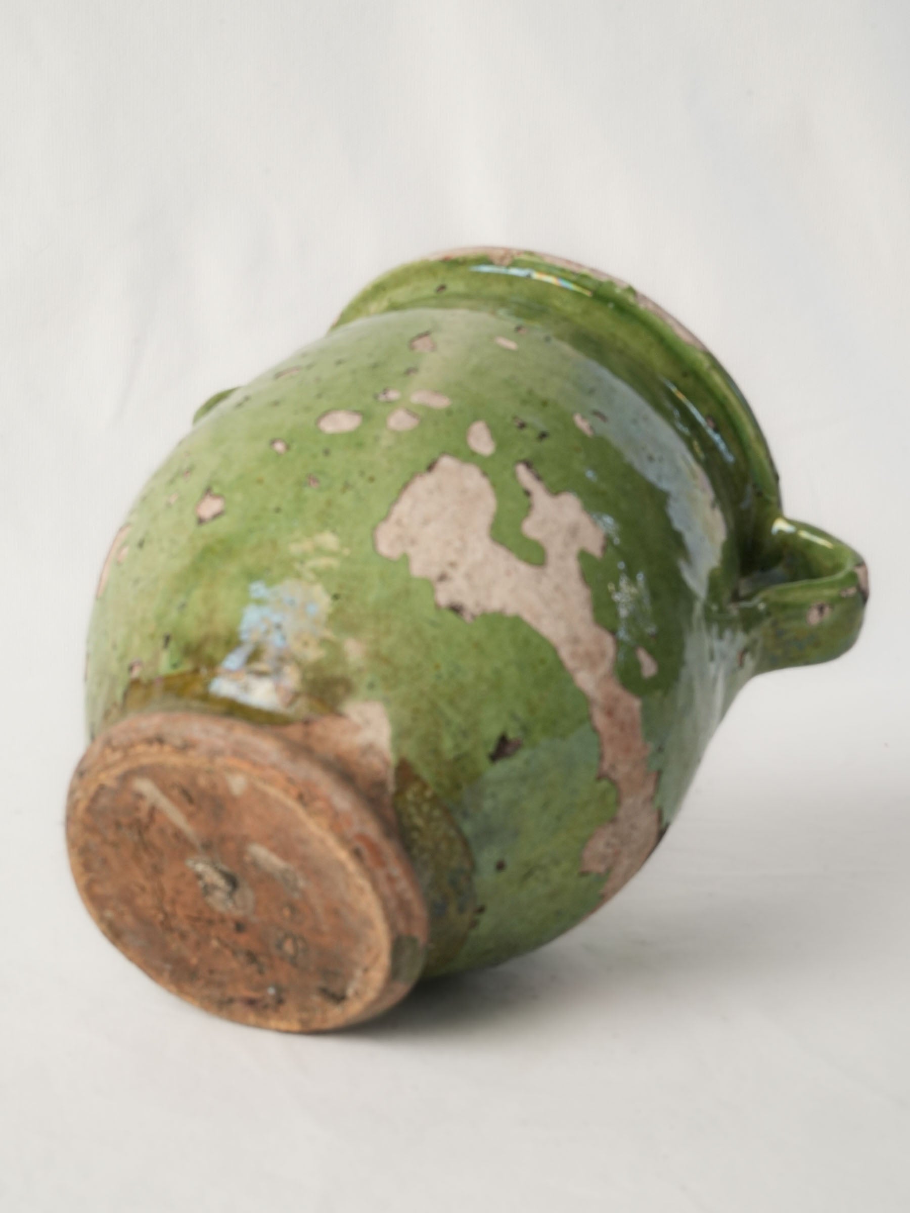 Beautifully layered patina pottery