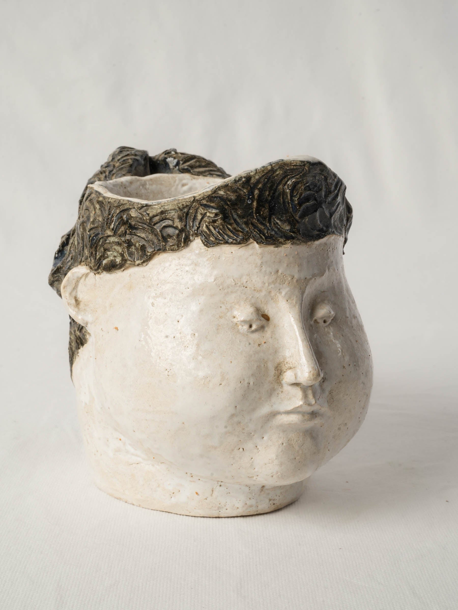 Hand-crafted expressive ceramic jug