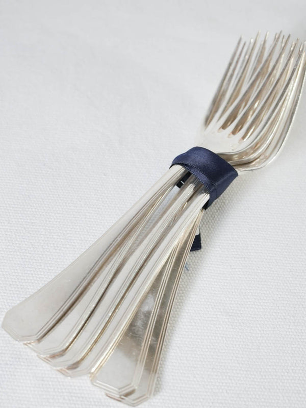 Vintage Christofle silver-plated forks set