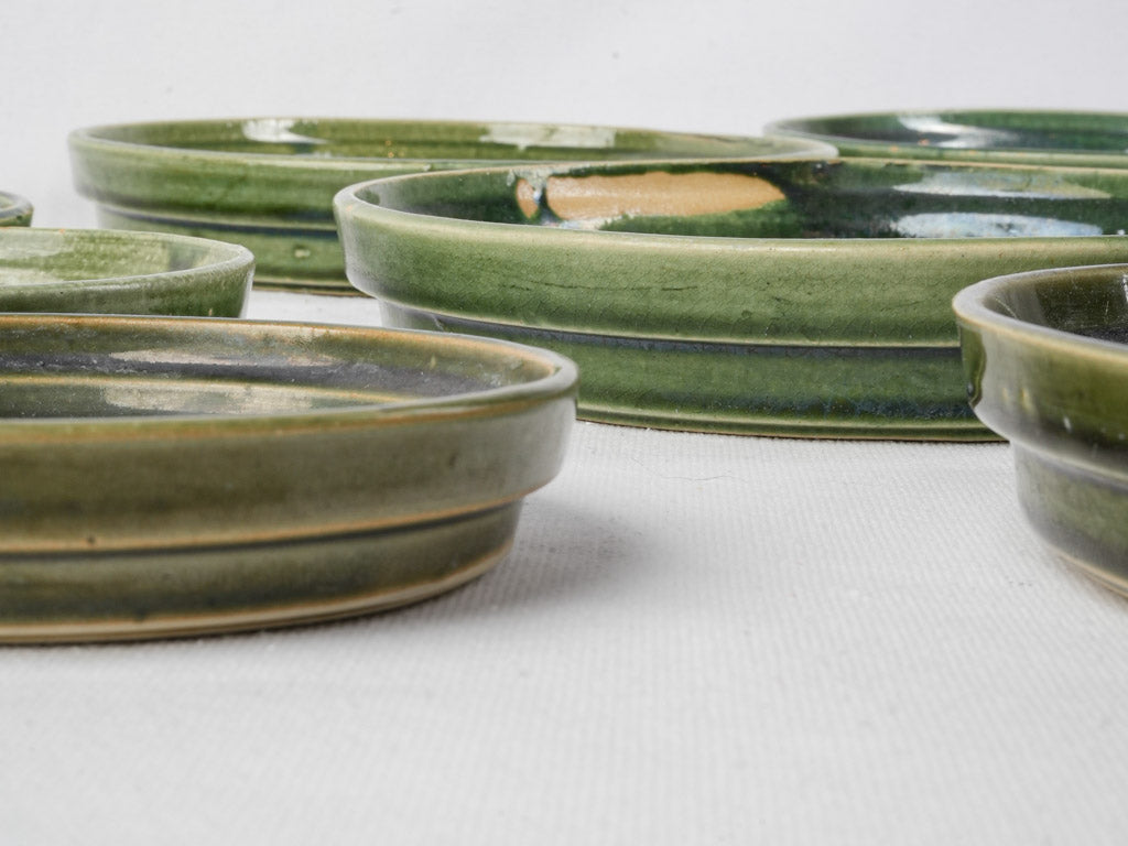 Unique French artisanal ceramic set