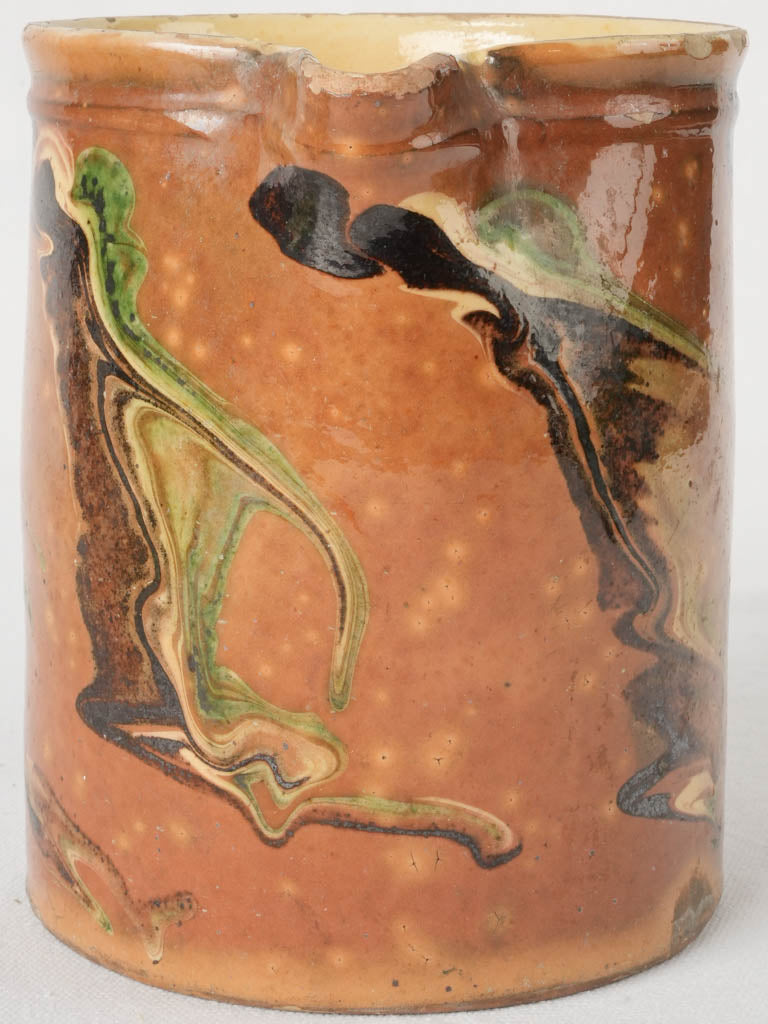 Pale Yellow Glazed Container