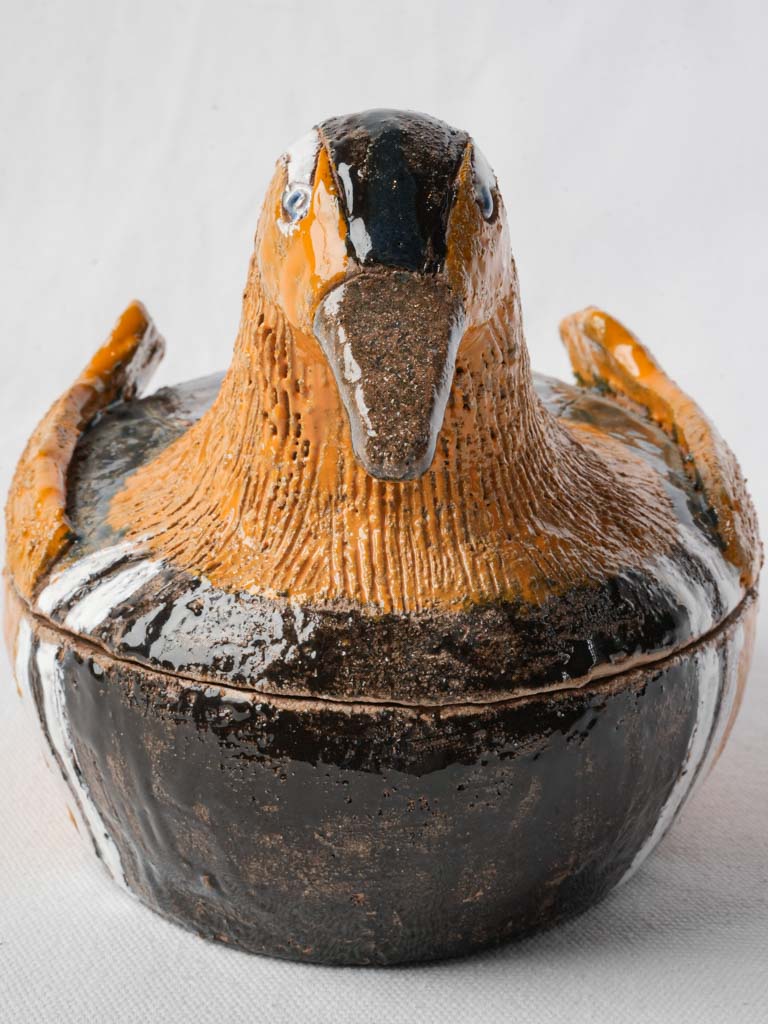 Charming amber glazed pâté dish