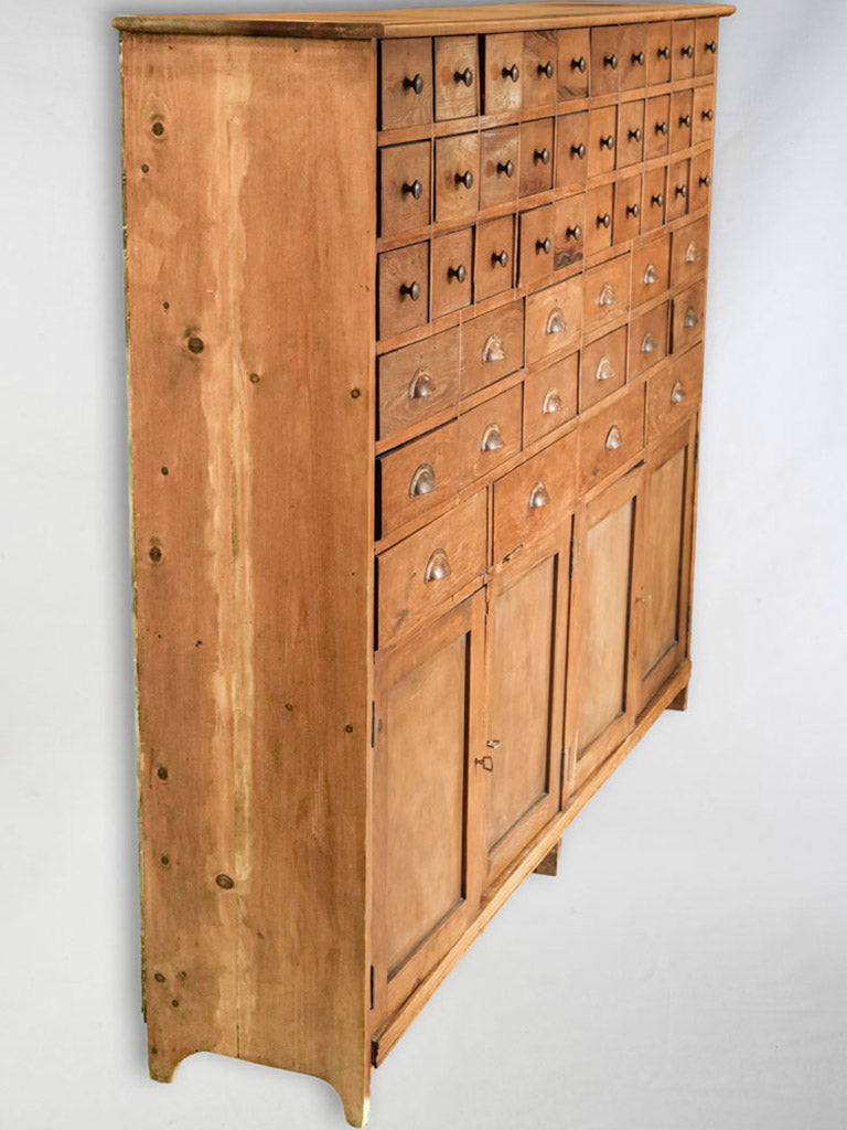 Rustic fir shop cabinet antique