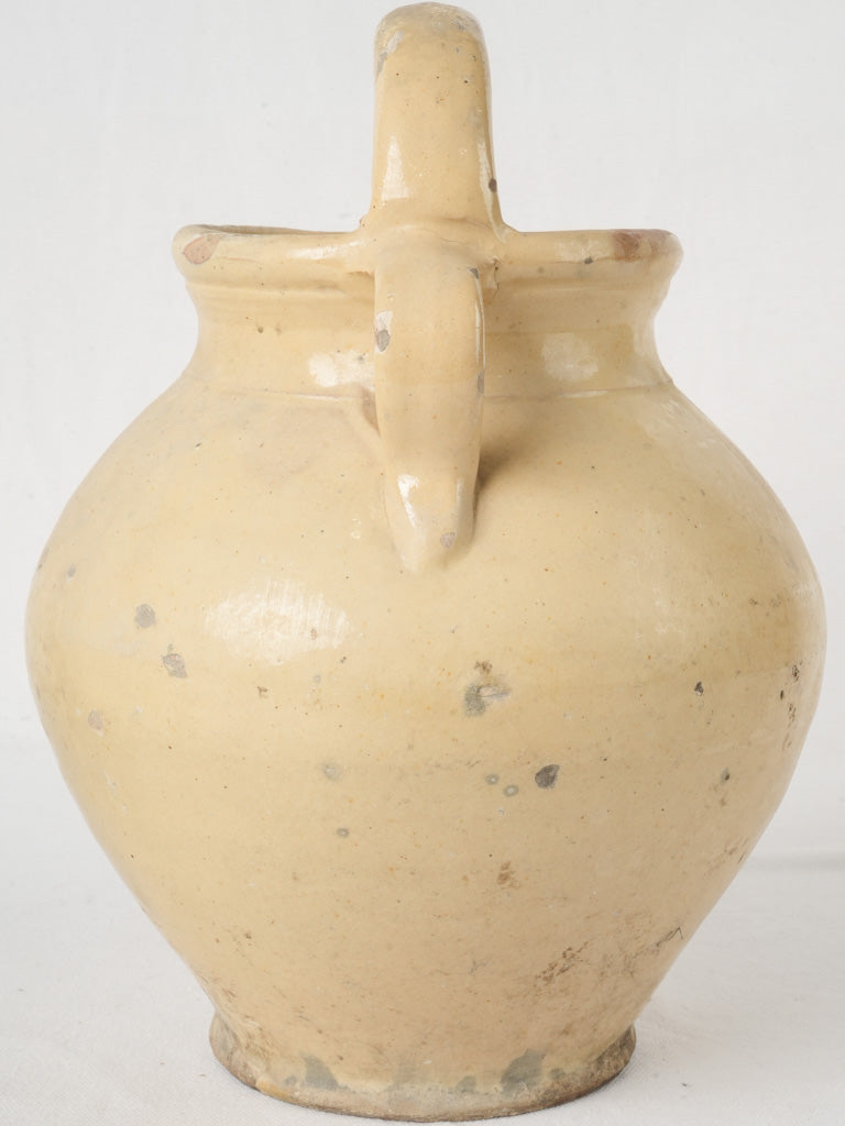 Sunny pale glaze unique jug
