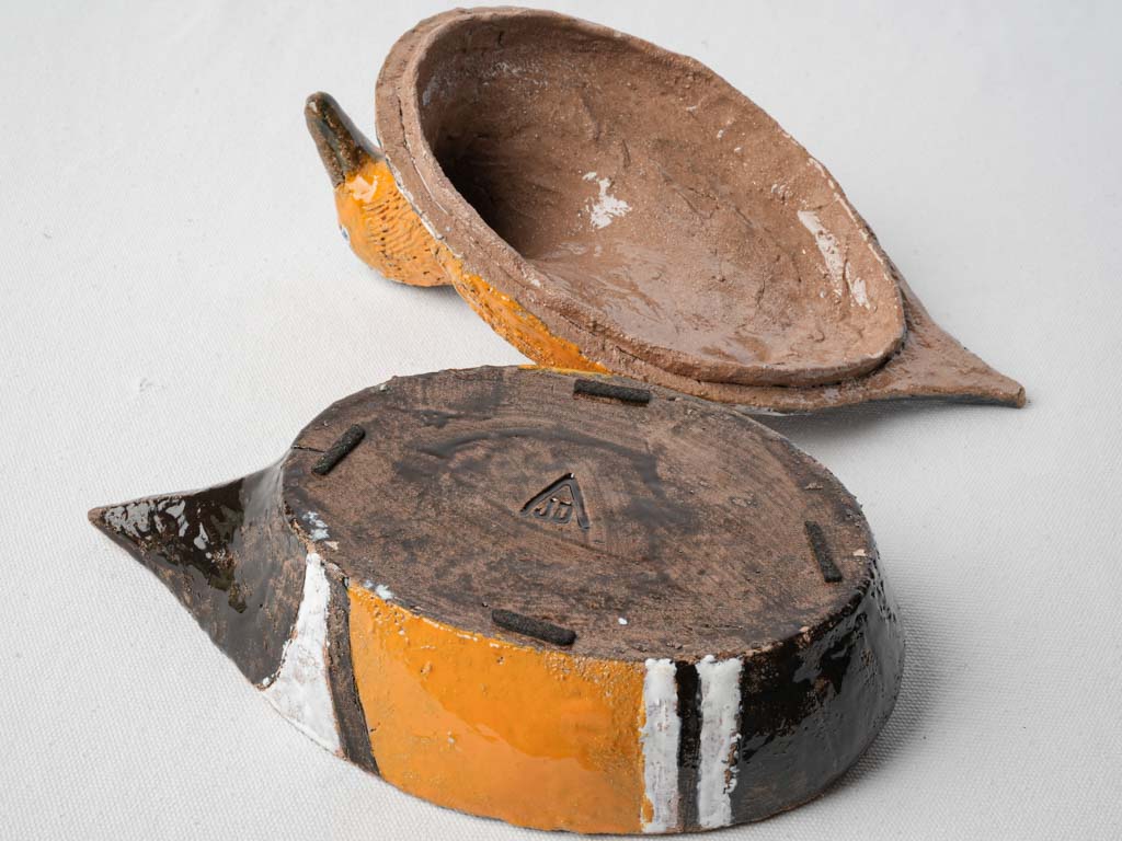 Elegant handcrafted stoneware pâté