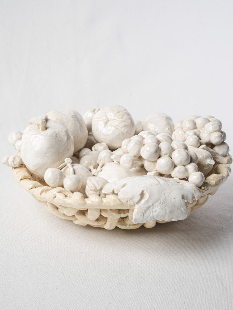 Sophisticated French stoneware centerpiece