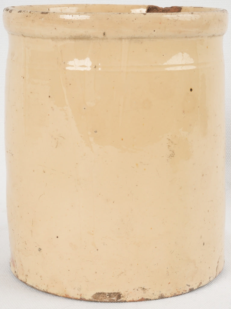 Rustic charm French ceramic cachepot