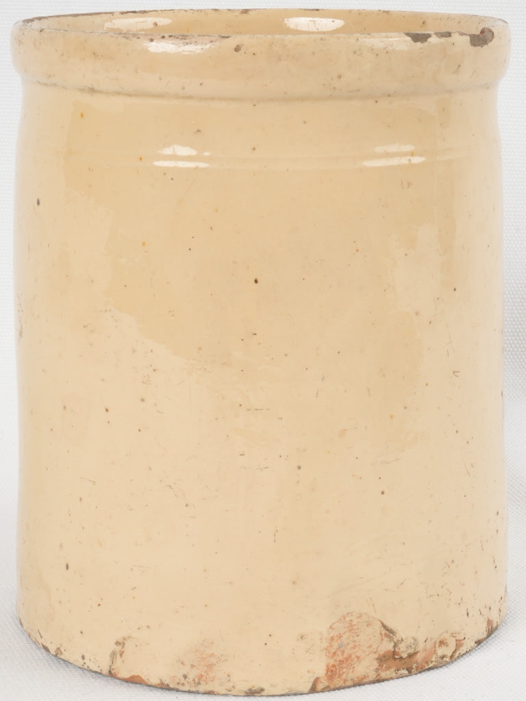 Distressed nineteenth-century Savoy pottery vase
