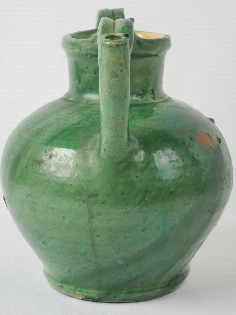 Antique, Southwest French green glaze
