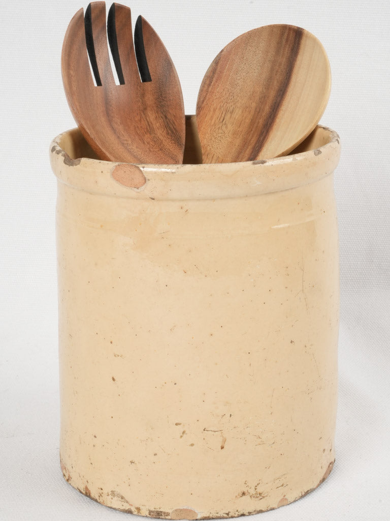 Vintage ceramic Savoyard kitchenware pot