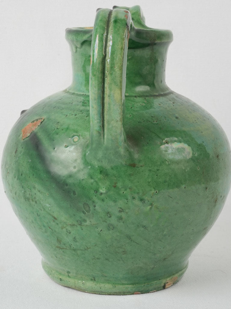 Provenance-rich, terracotta orjol pitcher